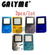 3 шт./партия, чехол для ремонта, пластиковый корпус, крышка, подходит для GBPocket GBO DMG, карманный ремонт консоли, корпус с оригинальным объективом экрана
