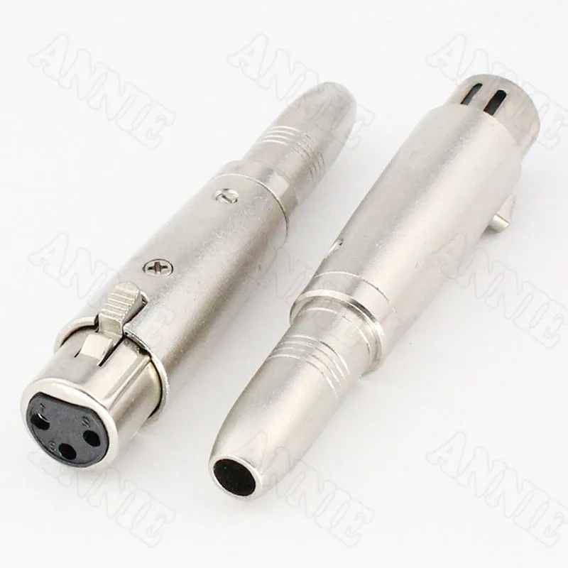 30pcs/lot K3P 3 Pin XLR Female to K6.5 Interface Adaptor Audio Conversion Connector 3-core Changeover Plug | Обустройство дома