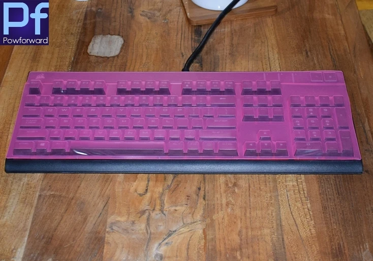 

Desktop PC keyboard covers Waterproof dustproof clear Keyboard Cover Protector Skin For CORSAIR STRAFE RGB Mechanical Gaming