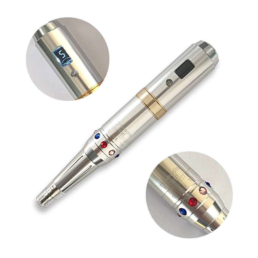 Cordless Microblading Machine Tattoo Pen Dermograph For Permanent