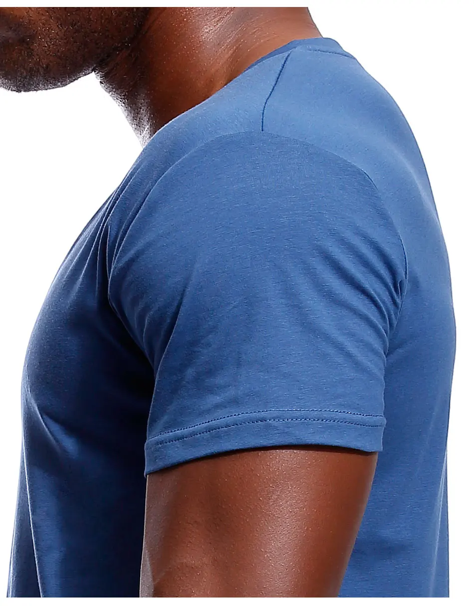 Футболка с глубоким v-образным вырезом для мужчин с глубоким вырезом и широким вырезом, Мужская футболка, невидимая майка, модель с глубоким вырезом, облегающая футболка с коротким рукавом