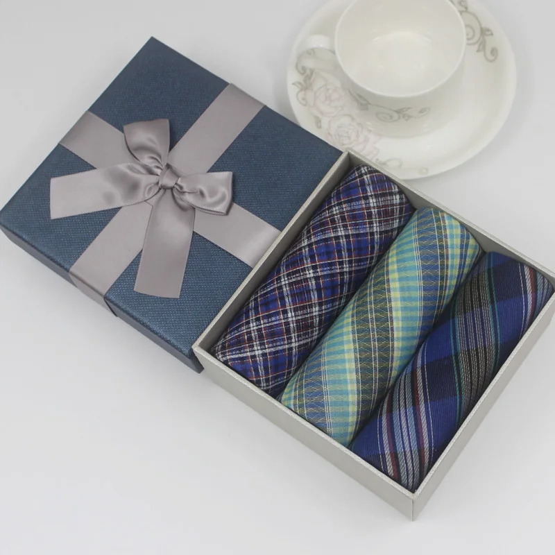 Эксклюзивные продажи премиум качества мужские чистые хлопчатобумажные носовые платки роскошная коробка упаковка Выпускной День рождения Hanky подарок для мужчин