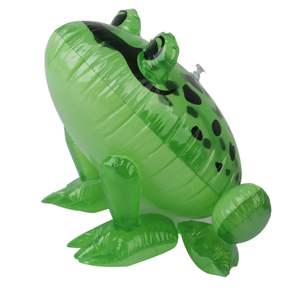 

Inflatable Green Frog Toad Jungle Animal Toy Kids Party Bag Fillers