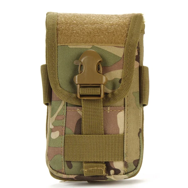 Тактическая Сумка Molle Compact EDC utile Gadget, поясная сумка с кобурой для сотового телефона и слотами для карт для телефона 4-5,7 дюймов - Цвет: CP
