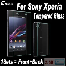 Передняя+ задняя/задняя защитная пленка из закаленного стекла для sony Xperia Z Z1 Z2 Z3 Z4 Z5 M4 M5 Compact mini Plus Premium