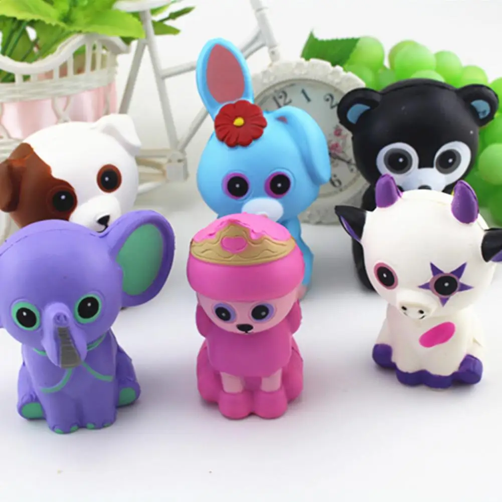 

2018 LeadingStar Squishy Toy Cartoon Animal Slow Rising Squishy Squeeze Toy Relieve Stress Relief Toy Funny Kids Gift Toy