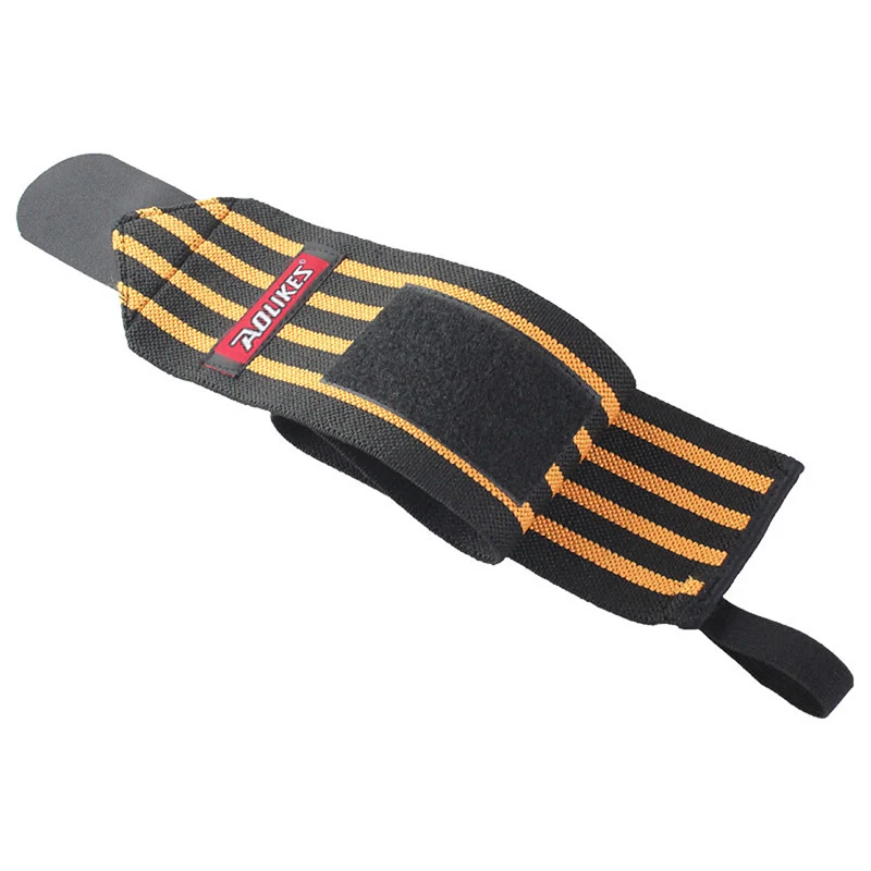 Aolikes 2PCS/Set Sport Elastic Bandage Adjustable  Wristband Wrist Brace Wrap Bandage Gym Strap Wrist Support Safety Crossfit 