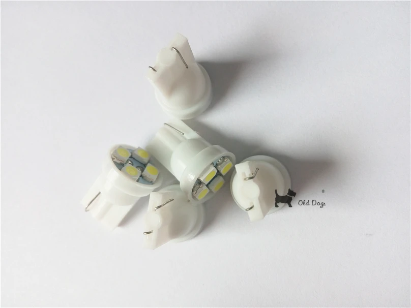 100 шт. автомобильный стайлинг T10 4SMD автомобильные светодиодные лампы 1210 3528
