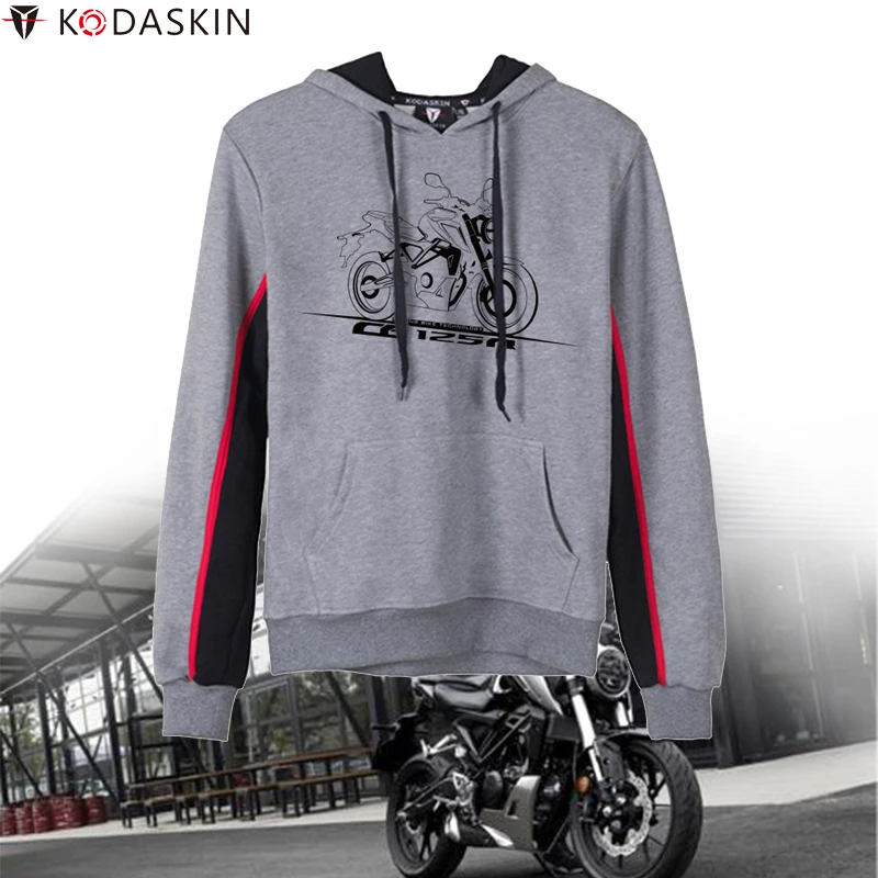 Мужские мотоциклетные толстовки KODASKIN с капюшоном куртка для Honda CB125R CBR125|Куртки| |