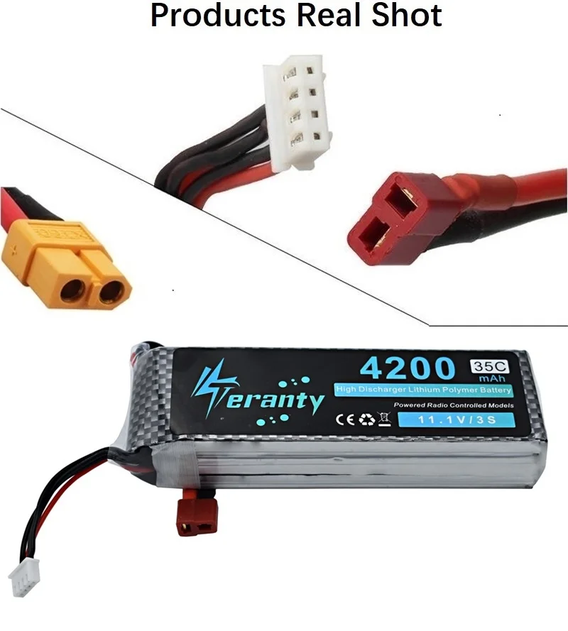 RC Lipo аккумулятор 11,1 v 4200maH 35c Max 50c для RC автомобилей лодки вертолетов самолетов четыре оси самолета мощность 3S батарея