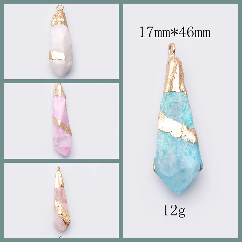 

Women's Blue Natural agates Druzy Stone Pendant Statement Natural Stone Pendant Necklace blue druzy pendant jewelry crystal