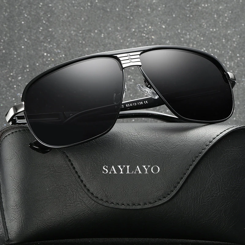 SAYLAYO High-grade HD Pilot Polarized Sunglasses Outdoor Drving Glasses For Men women UV400 Protection