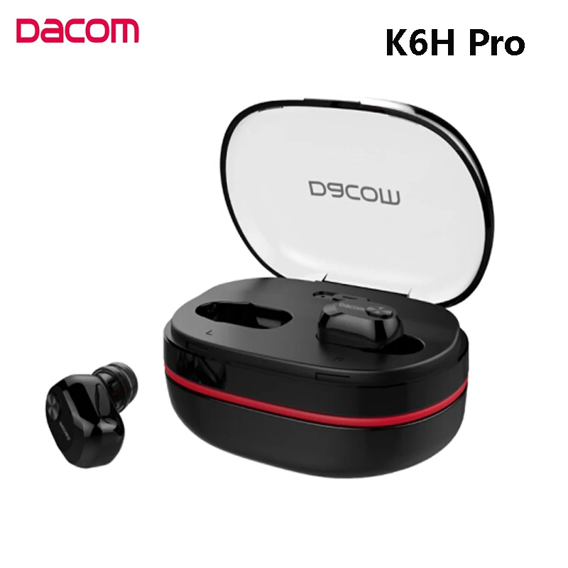 Dacom K6H Pro СПЦ туры беспроводные наушники Bluetooth BT5.0 мини крючок для сережки с 1100 мАч