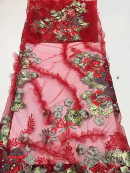 

Pretty material French Nigerian Laces Fabric ZH-6238 High Quality African Laces Fabric for Wedding