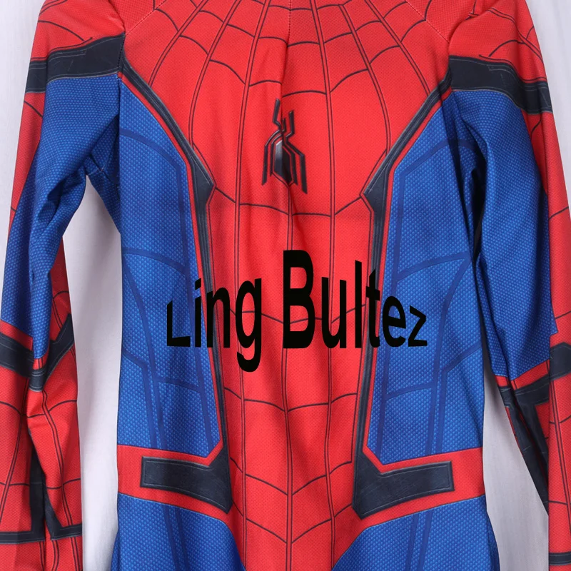 Ling Bultez противотуманные свободные небьющиеся глаза том Холланд Человек-паук костюм Человек-паук для выпускного костюма изготовленный на заказ новейший костюм Человека-паука