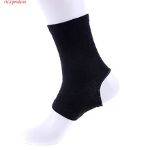 Эластичный компрессионный нейлон спандекс спортивное оборудование футбол лодыжки Поддержка Баскетбол лодыжки# ST6829