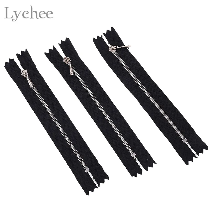 Lychee Life 3 шт. Мини молния Кукла одежда DIY ручная швейная для сумок скрапбукинга