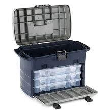 Lixada коробка для рыболовных снастей вместительная портативная приманка аксессуар для морской лодки чехол для рыболовной коробки с тремя лотками рыболовные снасти