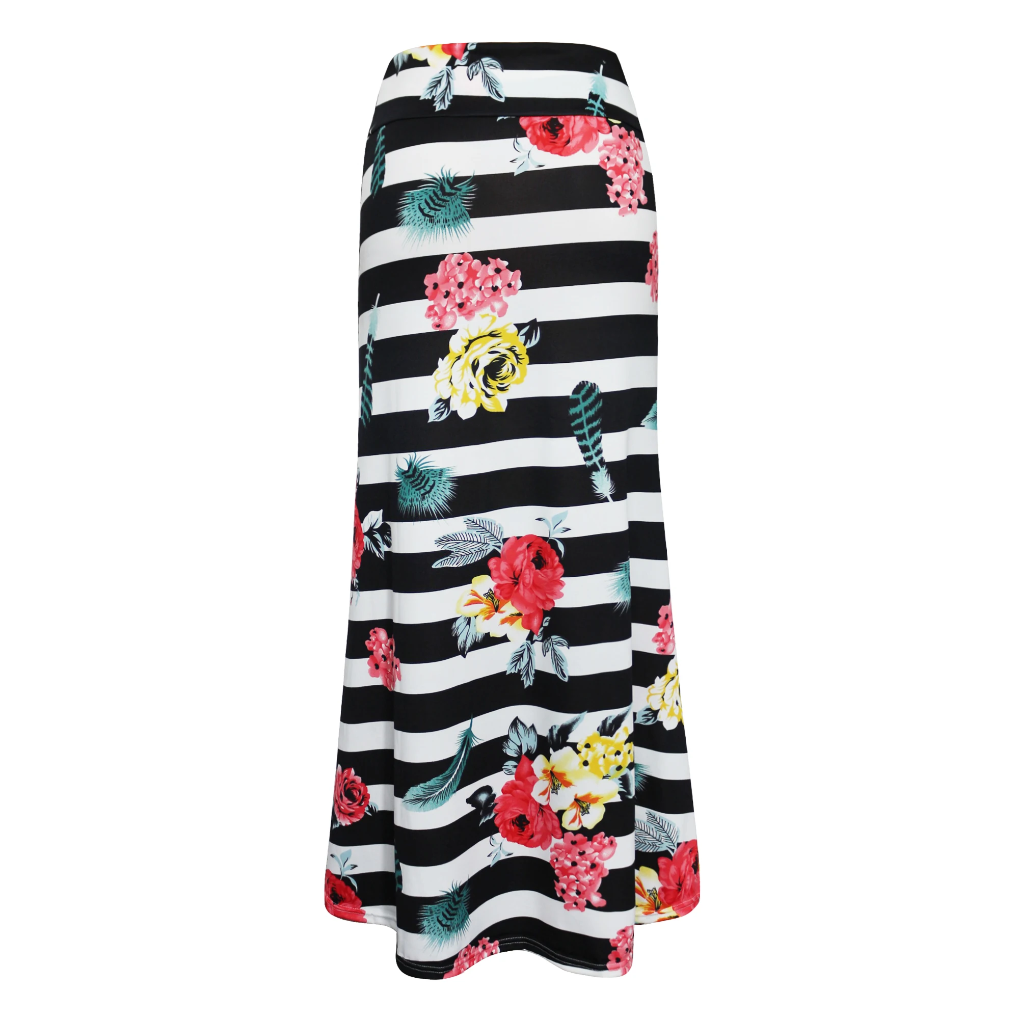 Женская Длинная пляжная юбка Европейский стиль с принтом тонкая посылка длинные юбки 94016 DX