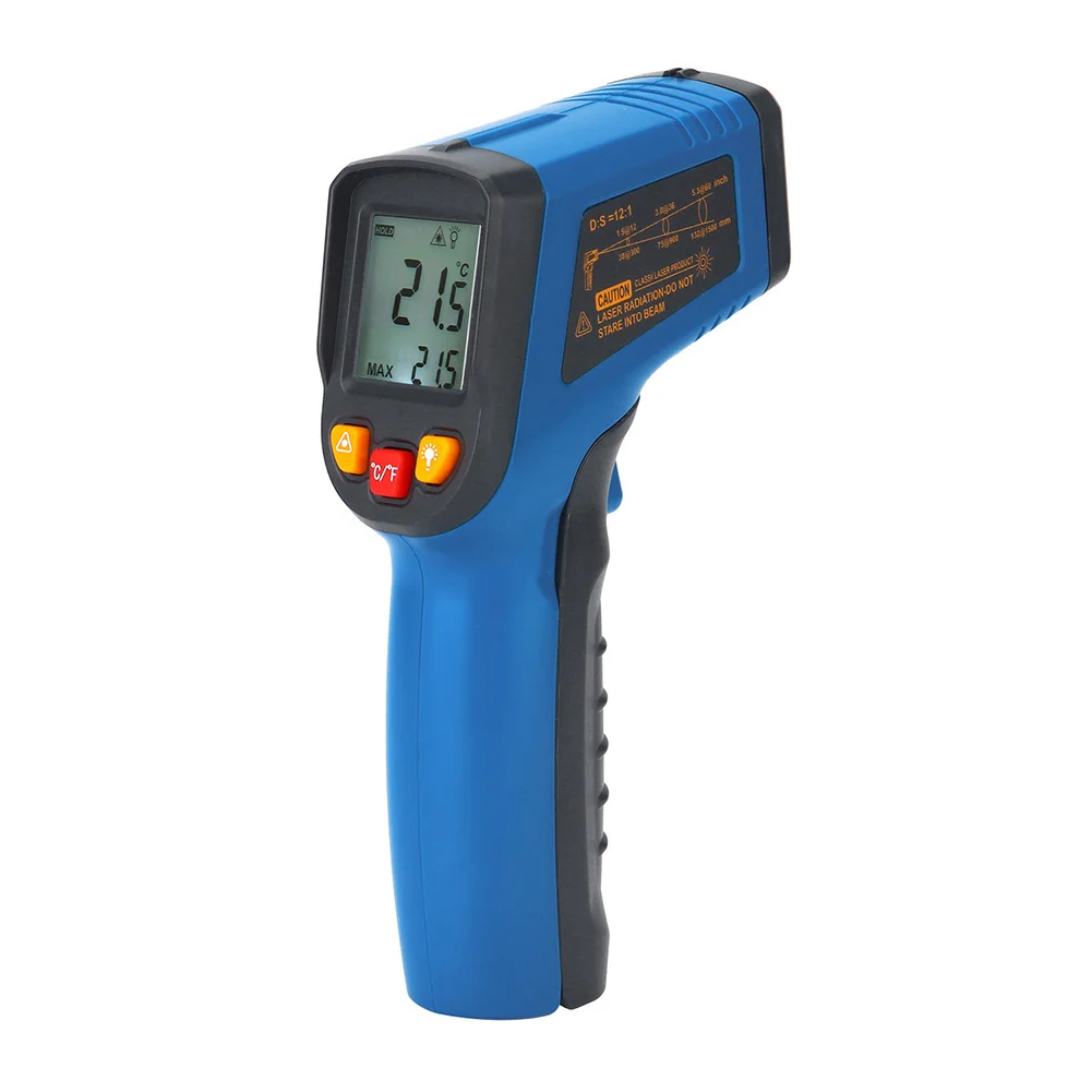 Бесконтактный лазерный ИК инфракрасный измеритель температуры ЖК-дисплей цифровой C/F выбор температуры термометр пирометр Imager