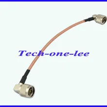 Удлинитель N штыревой в N разъем кабель с г-образным штекером N разъем RG142 20 см