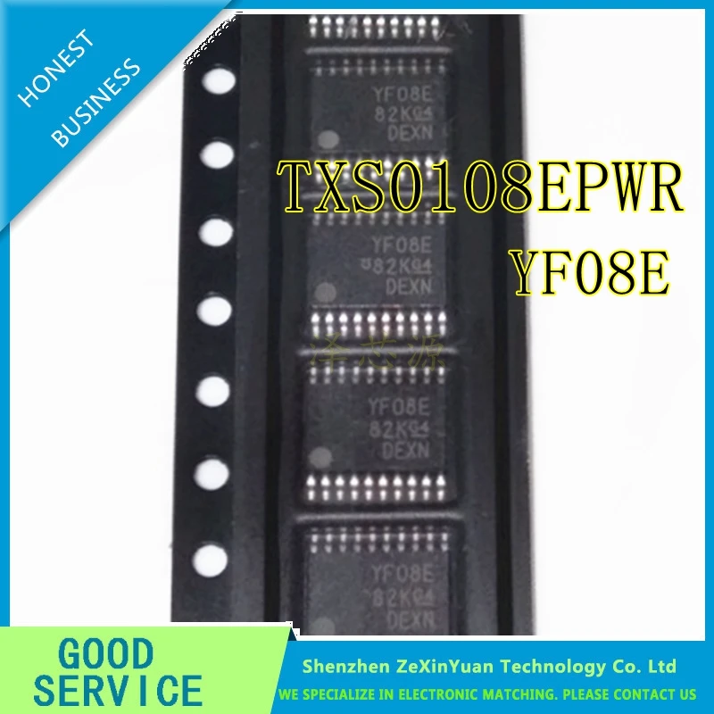 

5 шт./лот TXS0108EPWR TXS0108EPW TXS0108E TXS0108 YF08E TSSOP-20