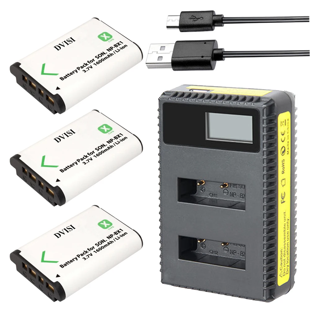 3 шт. 1600 мАч аккумулятор для фотоаппарата|bateria np-bx1|np bx1camera battery |
