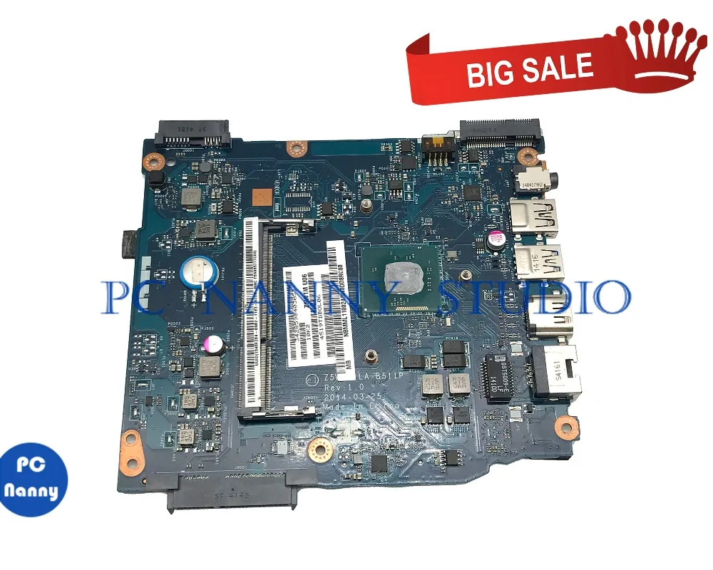 Материнская плата PANANNY для ACER Aspire ES1 511 NBMML11002 N2830 Z5W1M LA B511P NBMML11001 оригинальная