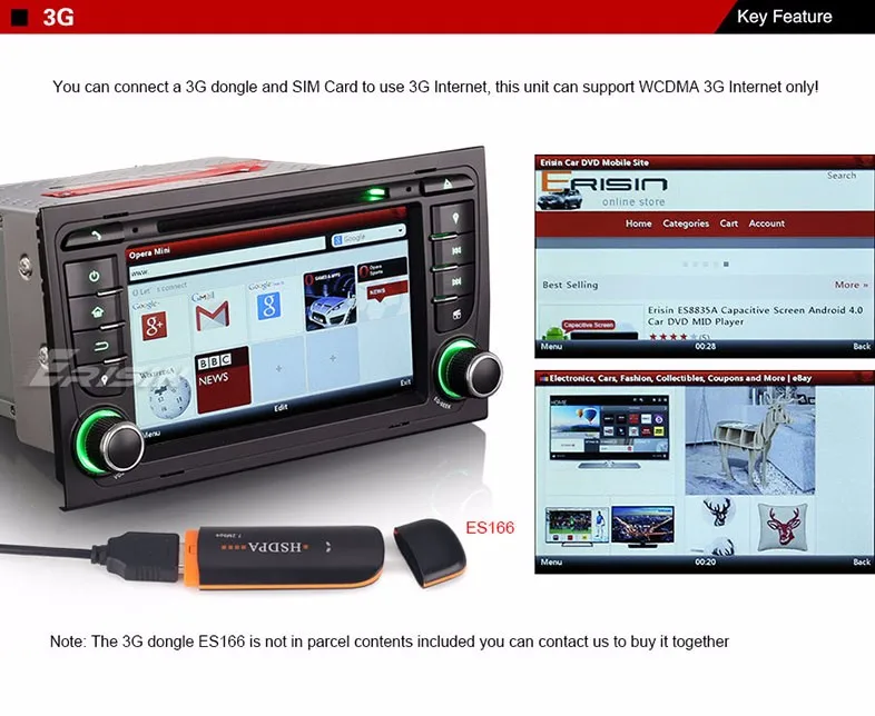 Cheap 7" Special Car DVD for Audi A4 2002-2007 & Audi S4/RS4/8E/8F/B9/B7/RNS-E with External Car Recorder Support 5 Cheap 7" Special Car DVD for Audi A4 2002-2007 & Audi S4/RS4/8E/8F/B9/B7/RNS-E with External Car Recorder Support 5