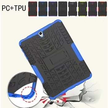 

Armor Case for Samsung Galaxy Tab S3 9.7 SM-T820 T820 T825 Tablet Case TPU+PC Heavy Duty Case Hybrid Rugged Rubber back cover