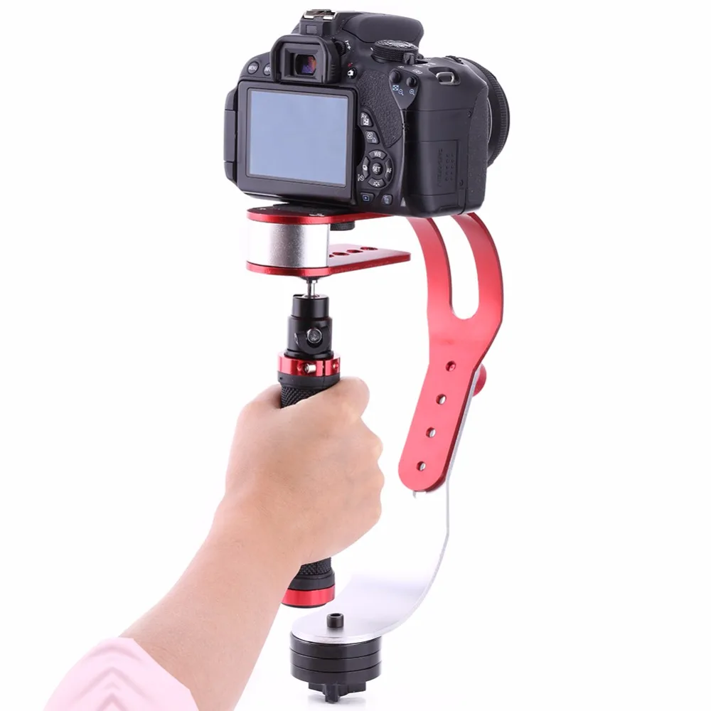 Ручной Стабилизатор Gimbal для Gopro DSLR SLR цифровая камера телефон Спорт DV алюминиевый стабилизатор de gimbal steadycam для feiyu