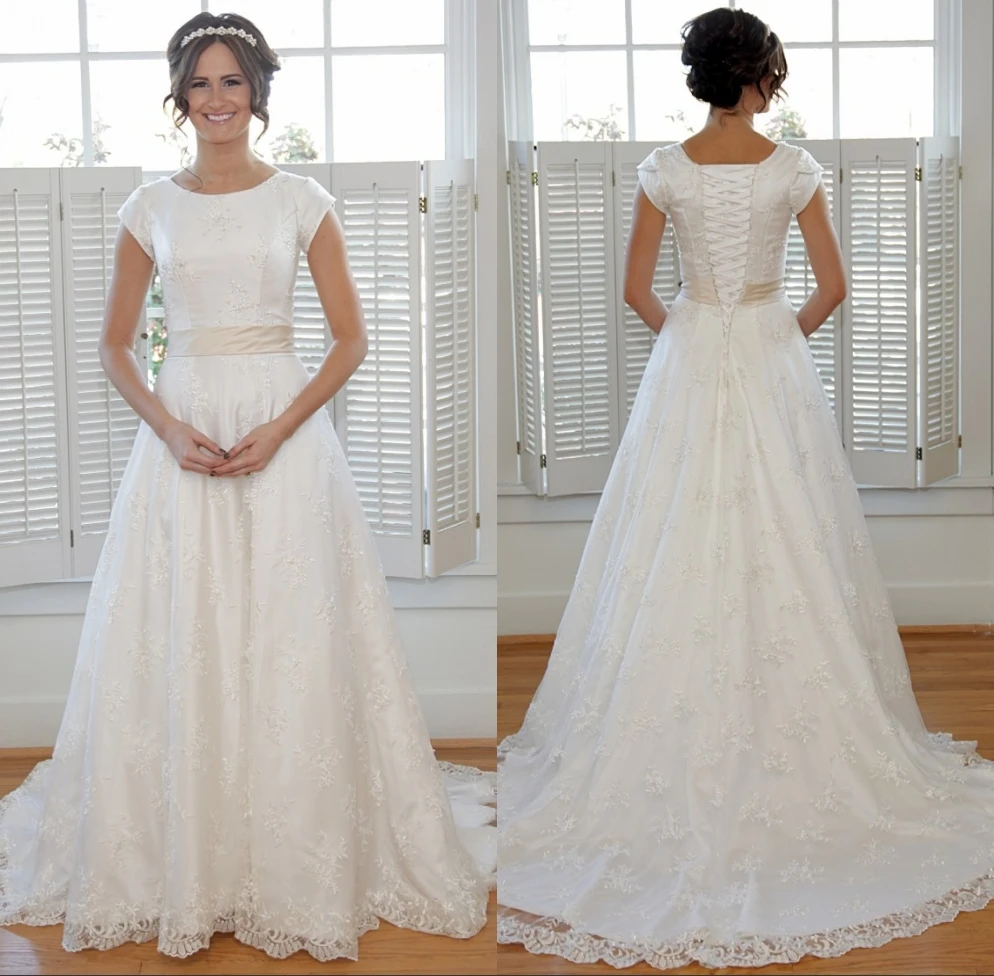 lds bridal dresses