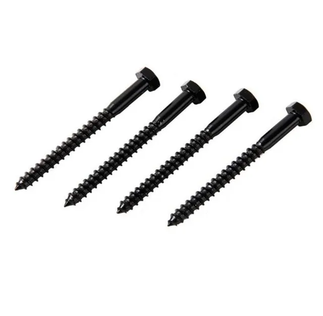 95mm by 8mm (3.74inch x 0.31inch) Hex Lag Screw for barn door hardware