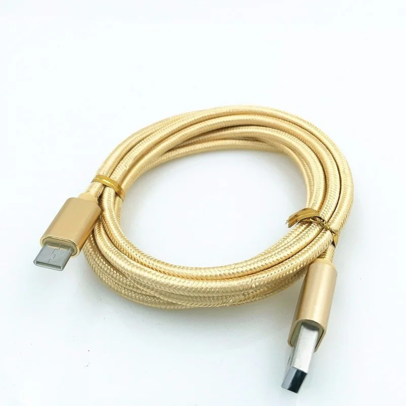 USB Type C Nylon Data Sync Charger Cable for Xiaomi Mi5 Mi5S Mi6 Mi8 MIX MIX2 Type C USB 3.1 Fast charging data cable