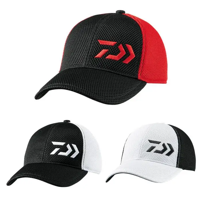 

2017 NEW DAIWA Fishing cap hat sun Sunscreen Breathable DC9207 outdoors summer light Mesh DAWA Anti-UV DAIWAS Free shipping