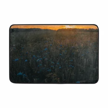 

Lavender Printed Bath Mat Non-Slip Bath Mat Flannel Carpet Non-slip Kitchen Bathroom Mat Door Mat Christmas Decoration for Home