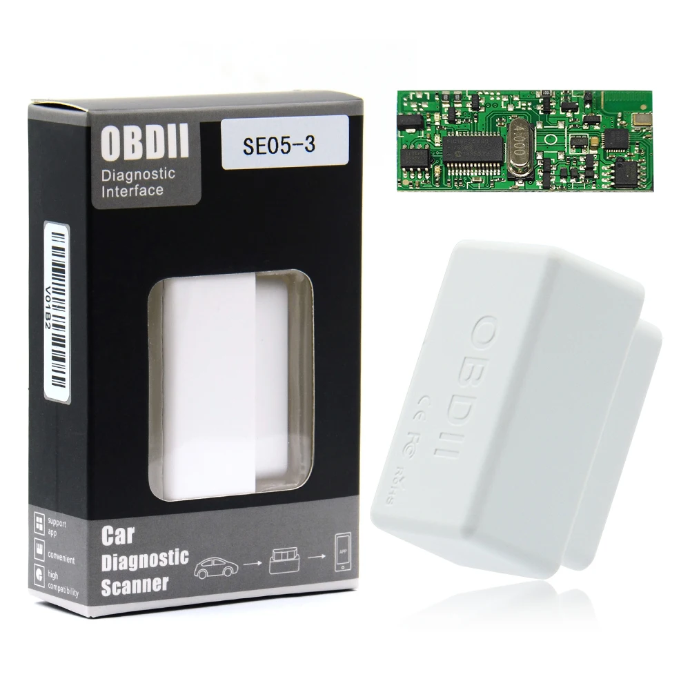 Мини OBD2 Eml327 V1.5 25k80 Bluetooth адаптер автомобильный диагностический сканер для Android/PC Автомобильный сканер elm327 Real V1.5