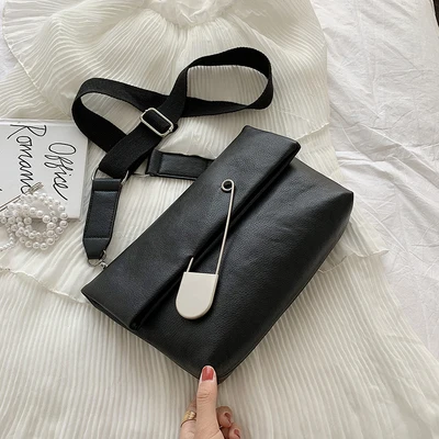 Повседневные женские сумки-мессенджеры из мягкой кожи, маленькие квадратные сумки, Женская Ретро сумка через плечо, шикарный клатч - Цвет: Black