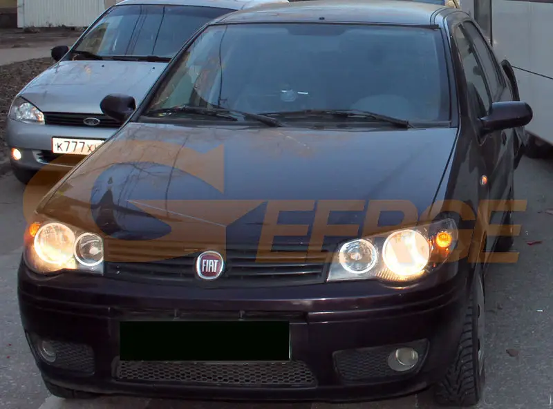 Для Fiat Albea 2005 2006 2007 2008 2009 2010 2011 2012 RF контроллер Bluetooth мульти-Цвет ультра яркая цветная(RGB) комплект светодиодов «глаза ангела»