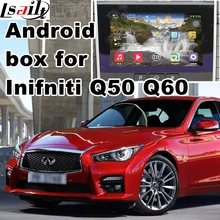 Android GPS navigation box видео интерфейс для Infiniti Q50 Q60 с литой экран