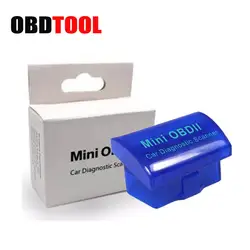 Упаковка коробки мини OBDII ELM327 Bluetooth OBDII V2.1 OBD2 диагностический сканер работа на Android Symbian Windows ELM 327 BT адаптер JC10