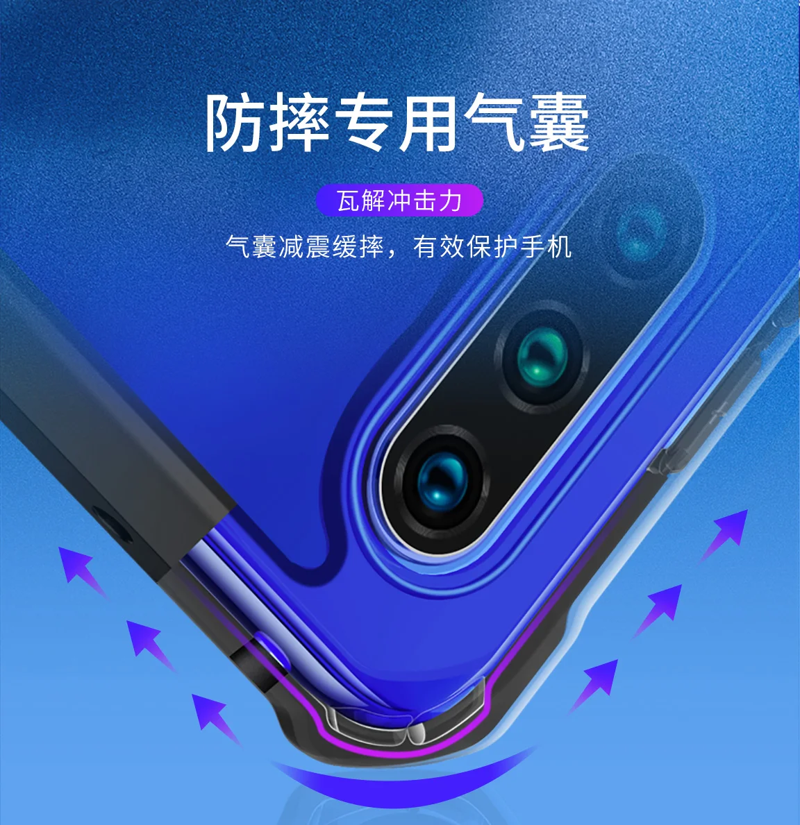 For Xiaomi CC9 / Mi 9 Lite Case with Ring Holder Magnet Clear Acrylic Armor PC Shockproof Protective Back Cover for mi A3 Coque