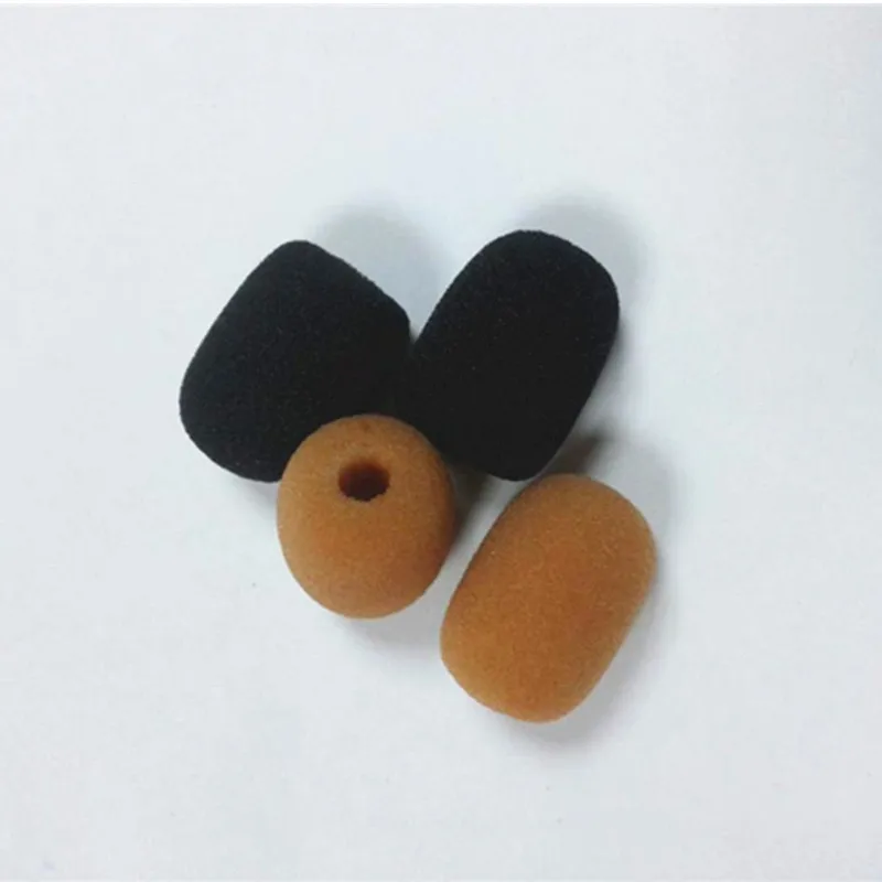 Microfone de Lapela 5mm de Diâmetro do Furo 13mm de Comprimento Espuma Windscreen Bege Interno 10 Pçs - Lote Singapore Post Ws-0513l - Image 6