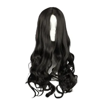 

MCOSER 50CM Meduim black Synthetic Cosplay Wig 100% High Temperature Fiber WIG-445A