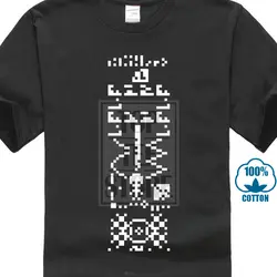 Geek Chilbolton Crop Circle Print Мужская Специальная футболка черно-белый простой Повседневный Топ с короткими рукавами футболка с новым дизайном