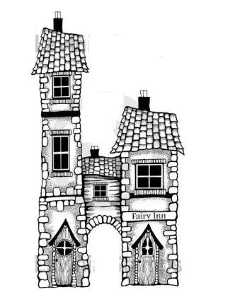 

house Transparent Clear Stamps for D Clear Stamp Or stamp for DIY Scrapbooking Kids Fun Decoration SuppliesA476