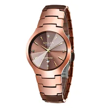 Fashion Luxury Brand SOLLEN Men Watch Tourbillon Hollow Calendar Quartz Wristwatches Male Casual dress Clocks Relogio 2016