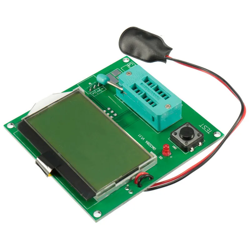 

1PC New Arrival All-in-1 Component Tester Transistor GM328 Lcd Display ESR Meter Cymometer Square Wave Generator