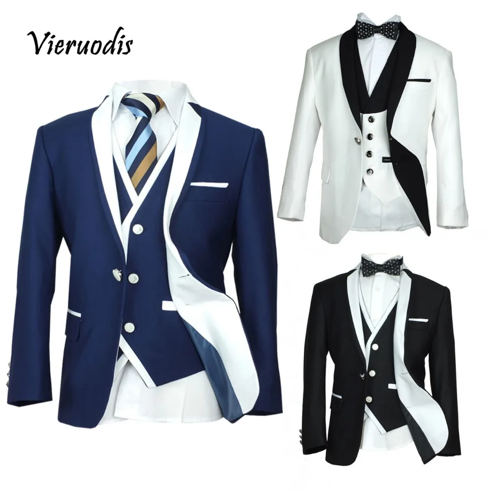 14-1     Exclusive Kids Tuxedos Boys Single Button Suit Boys Communion Tuxedo Suits