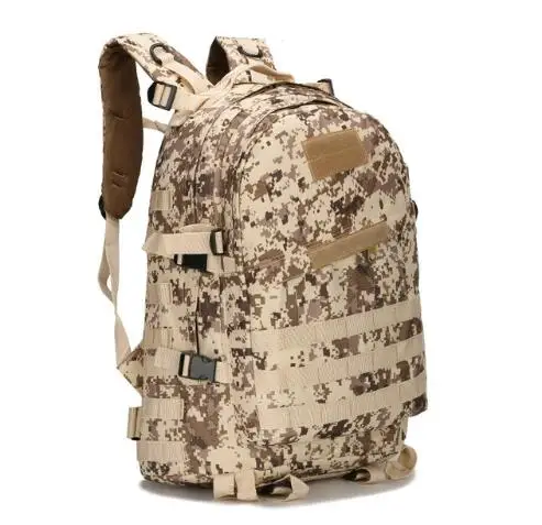 45L большой емкости, тактический рюкзак, армейский Военный Штурмовой Рюкзак, походный рюкзак для походов, охоты, кемпинга, камуфляжная сумка - Цвет: 3
